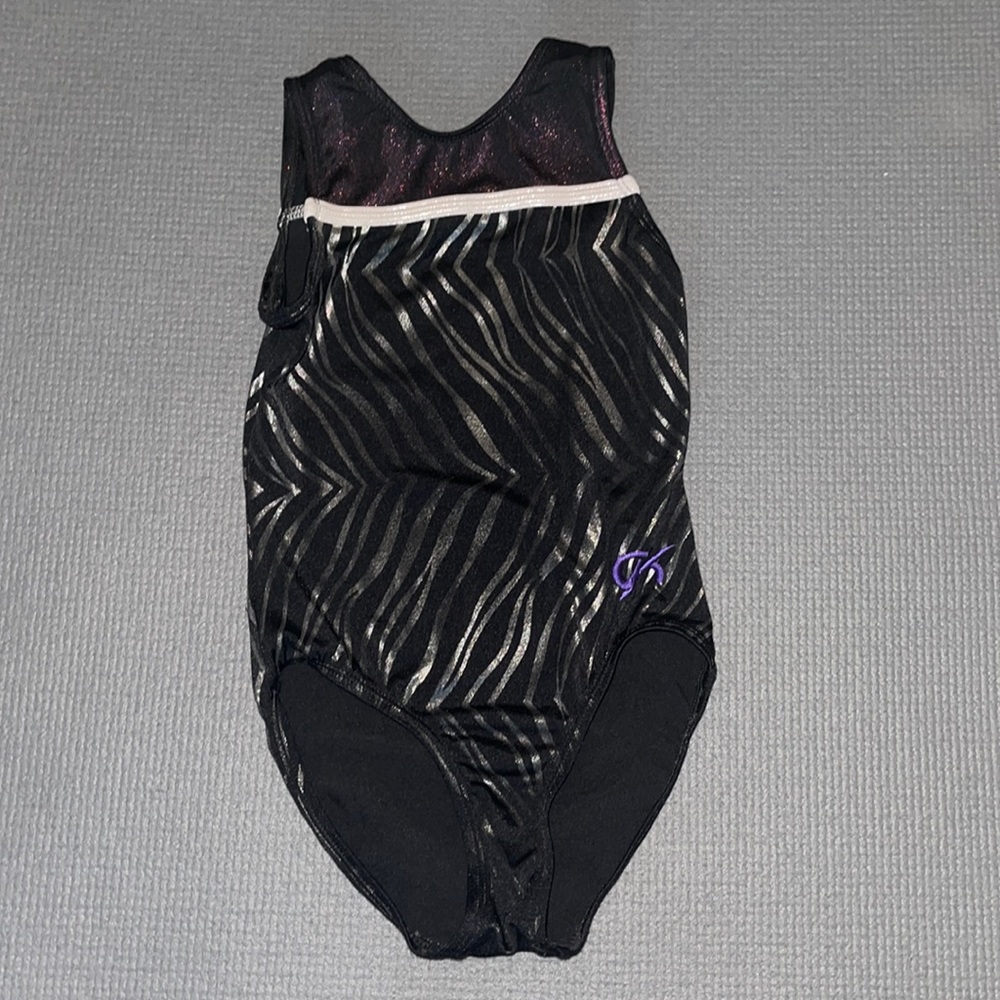 Black Purple and Silver GK Leotard CM
